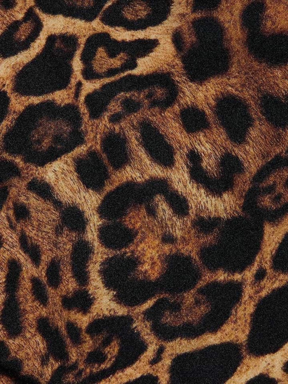 L’Agence Britt Tie-Side Bikini Bottom Size S Brown Leopard Print NWOT - Picture 6 of 9